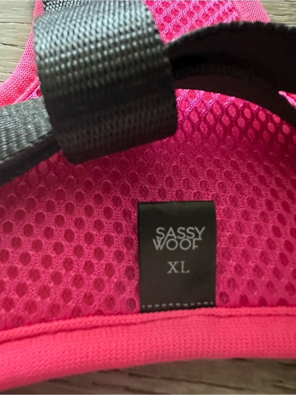 Sassy Woof Pink No-Pull Dog Harness size XL